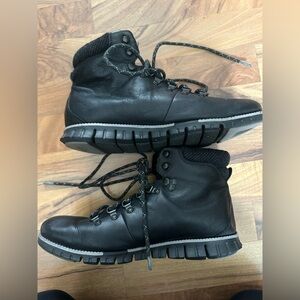 Cole Haan Black Leather Boots
